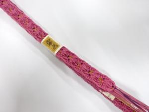 未使用品　正絹　手組帯締め